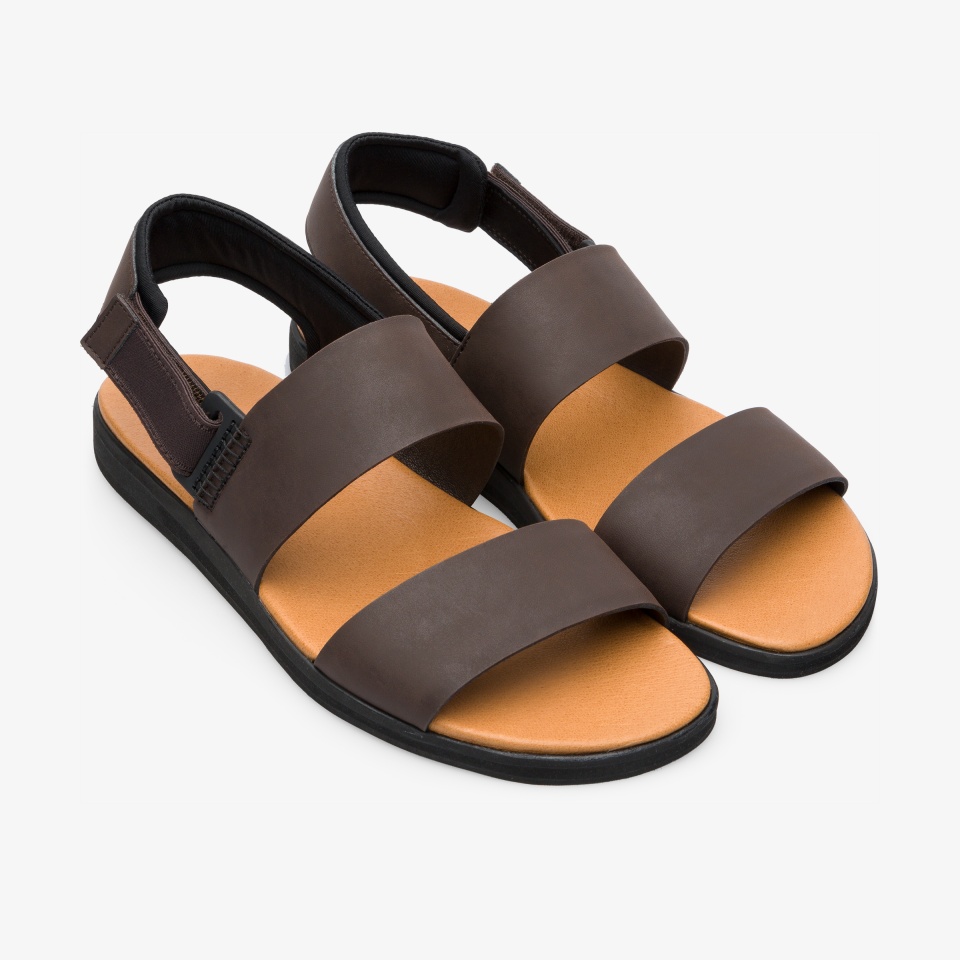 Sandalias Camper Spray Hombre - Marrones/Negras | Camper Online + 0863UONIA